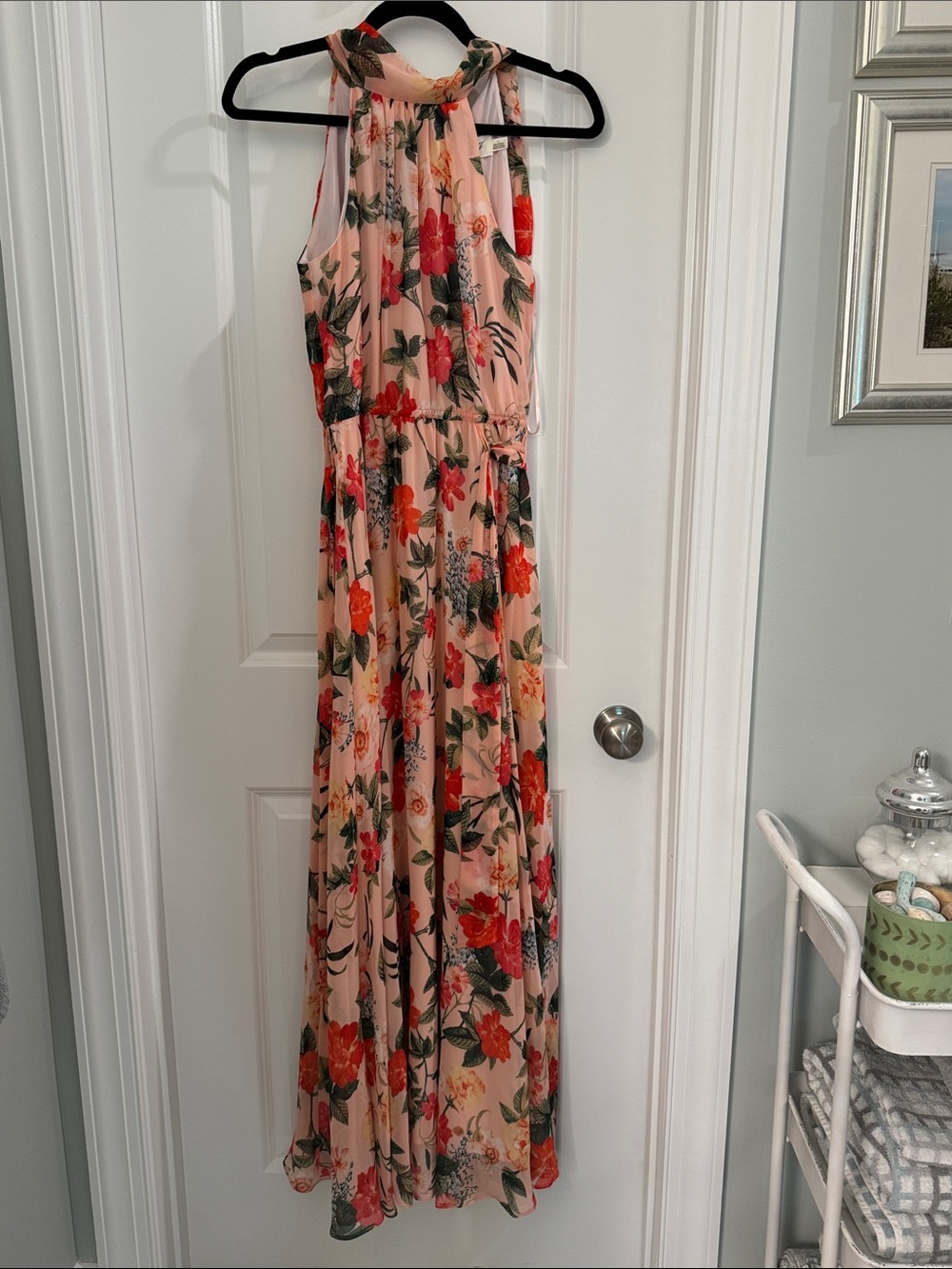 Eliza J. Floral Print Maxi Dress